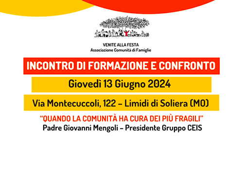 Incontro di formazione e confronto